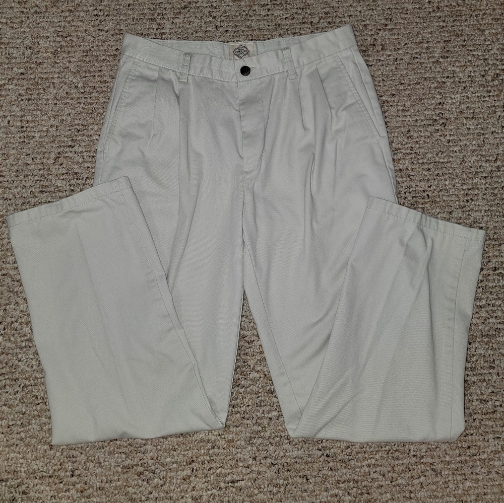 St. John's Bay Pleated front khakis men's